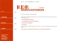 Desktop Screenshot of kdr-gmbh.ch